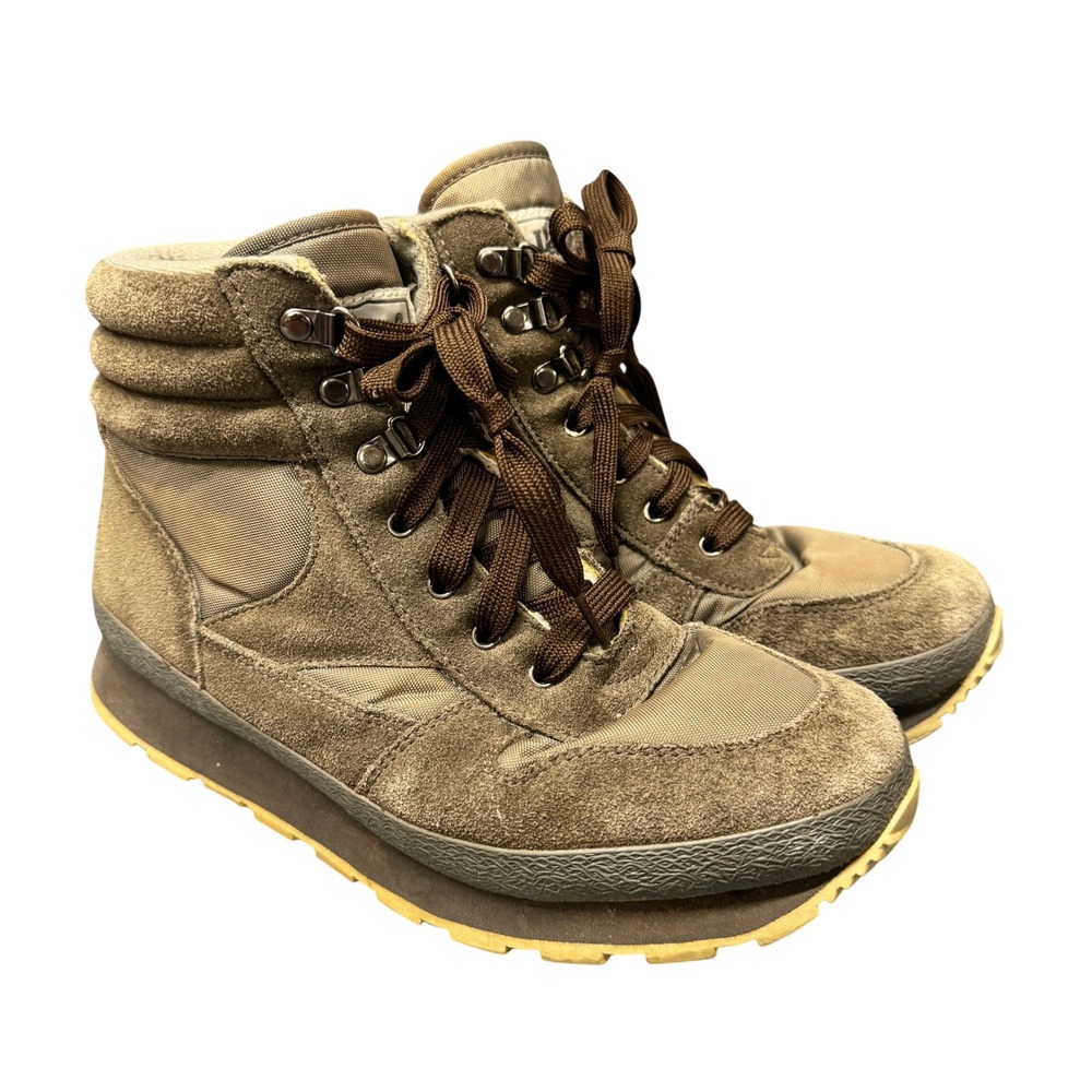 L.L. Bean Boots Mens 10 M Thinsulate Brown Suede Leather Insulated NO INSOLES
